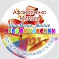 Медаль Premium 70 мм "Посвящение в первоклассники". Металл Арт. 4789 4789 - фото 8931